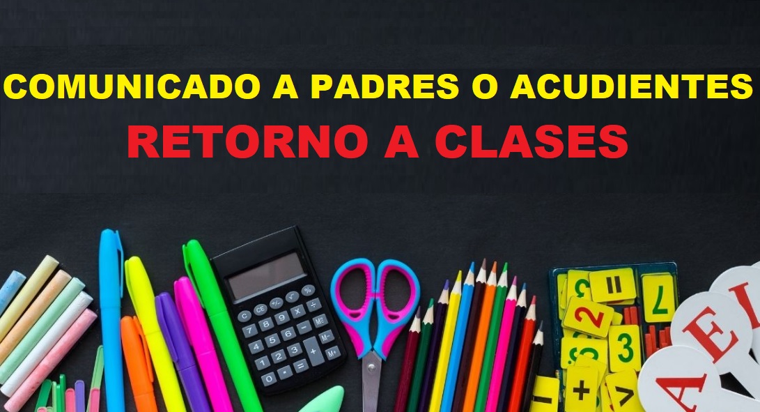 RETORNO A CLASES PRESENCIALES 06 DE SEP DE 2024.