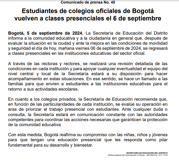 Normalidad Academica