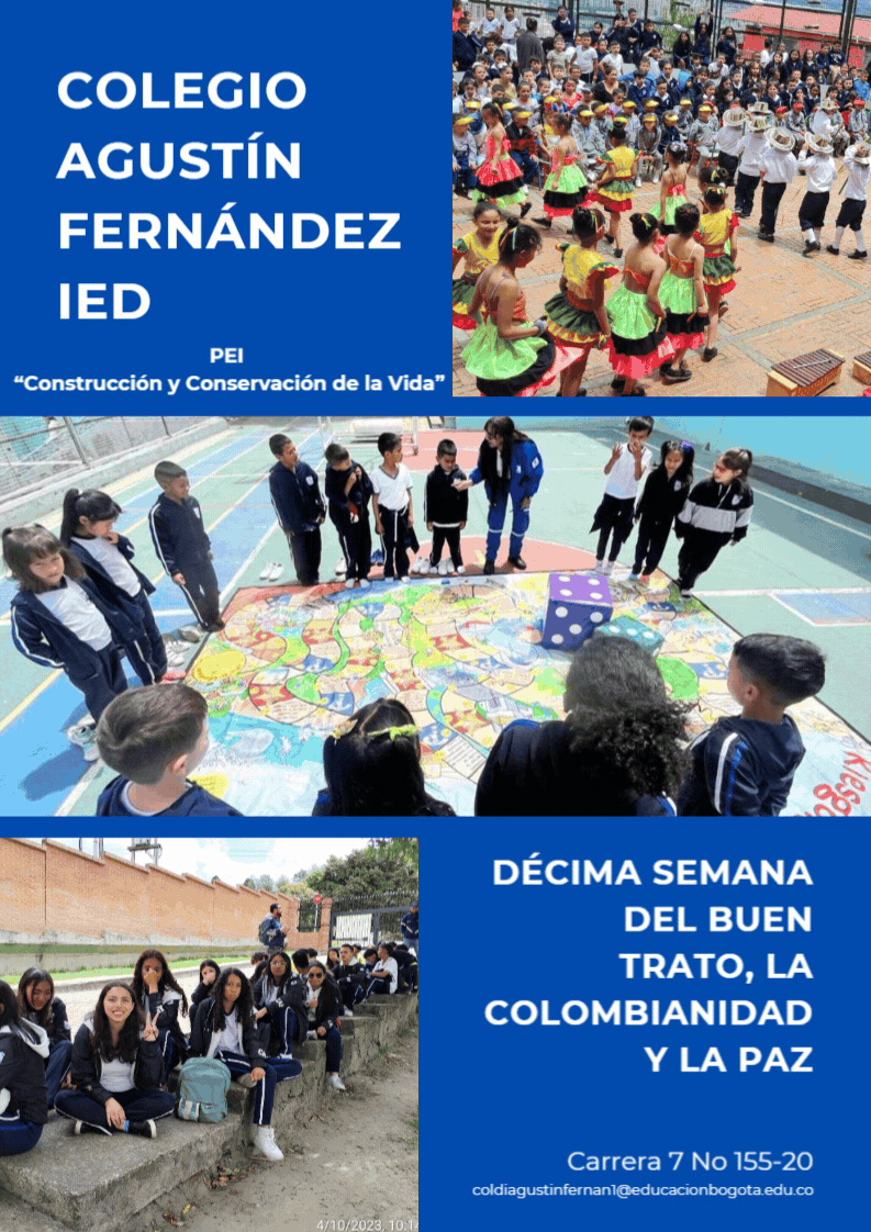 Décima semana del buen trato, la Colombianidad y la Paz