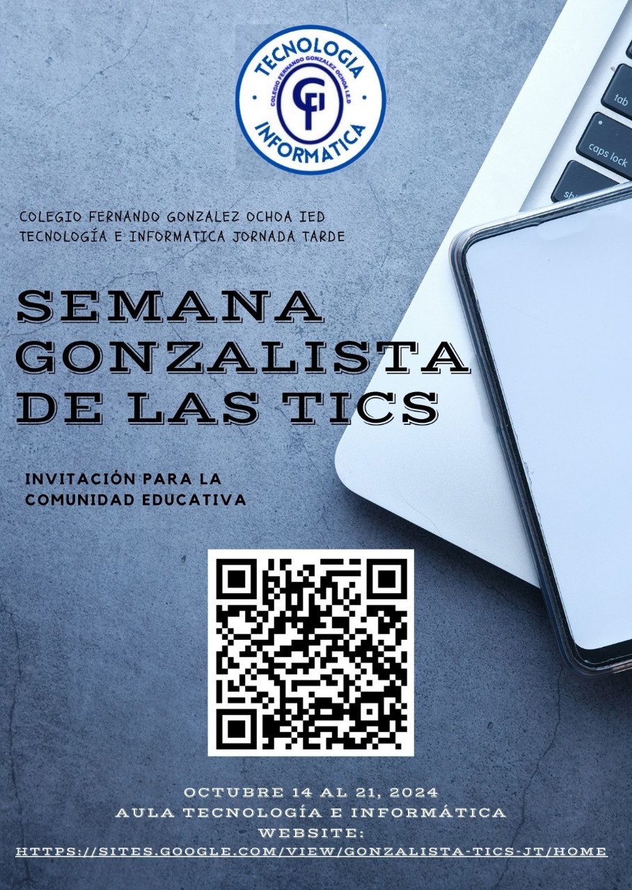 INVITACION JORNADA TARDE SEMANA DE LAS TICS GONZALISTA 2024 