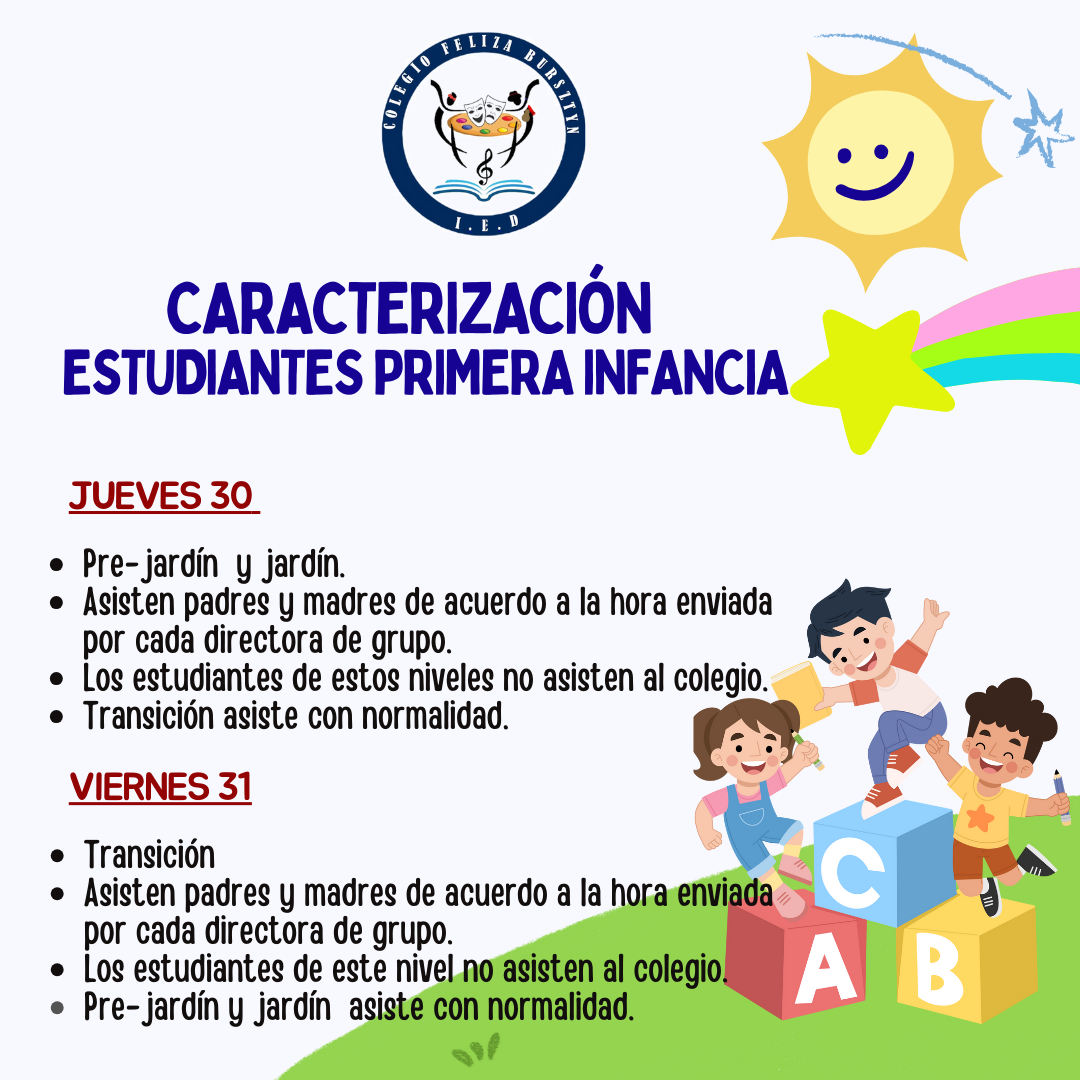CARACTERIZAIÓN PRIMERA INFANCIA