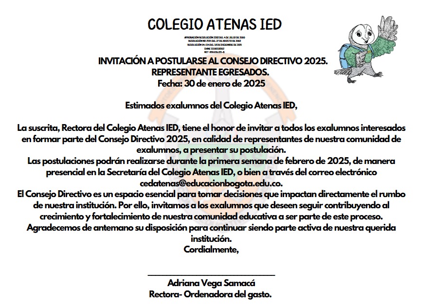 invitación egresados