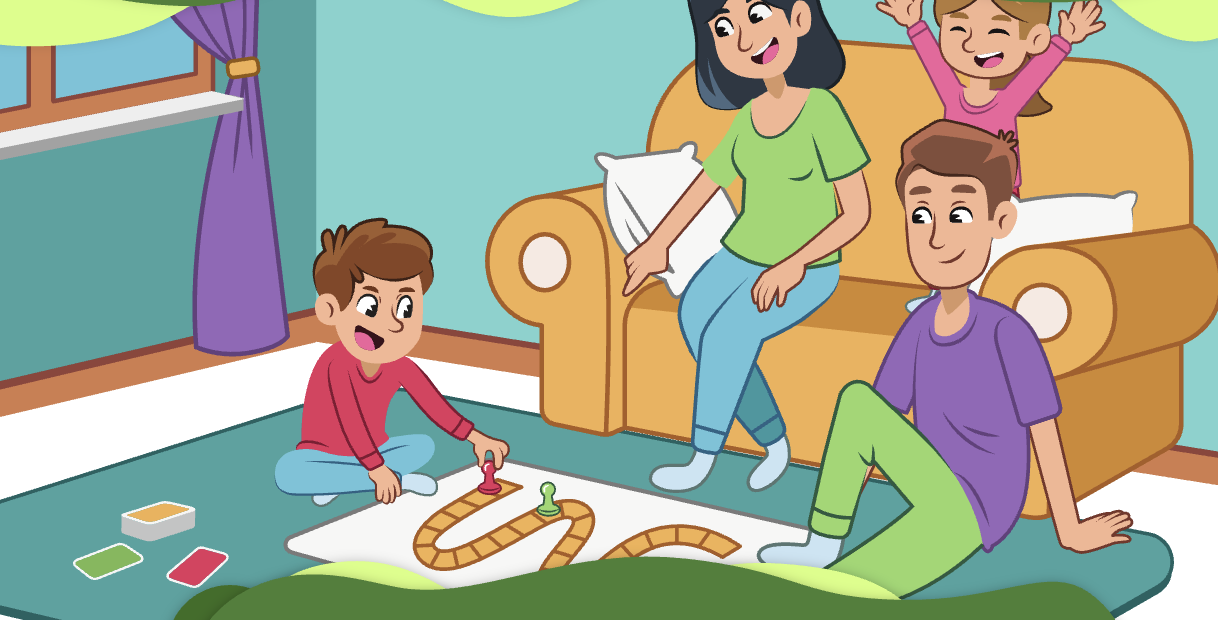 Exploro el juego de roles en familia