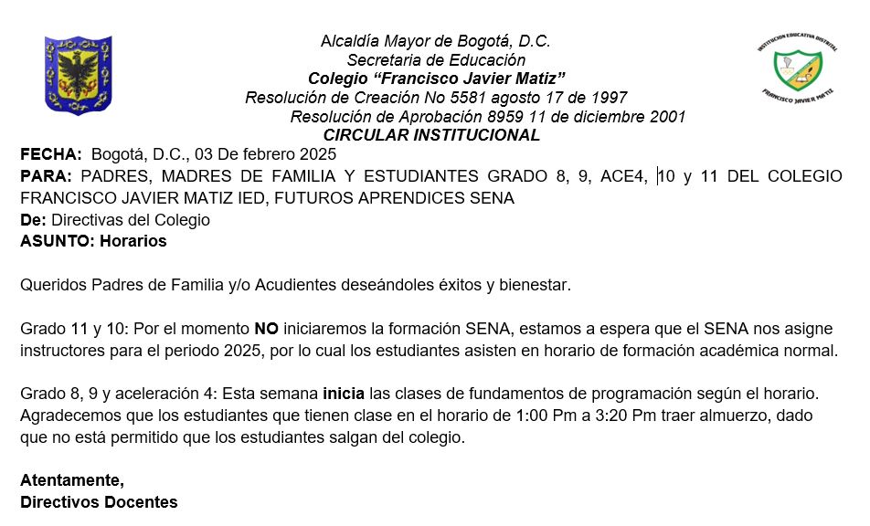 GRADO 8, 9, ACE4, 10 y 11