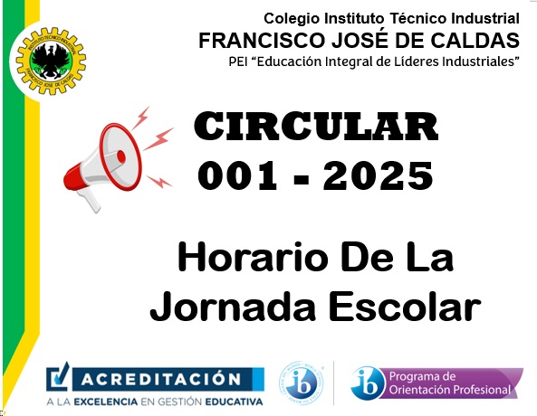 CIRCULAR 001 - 2025 