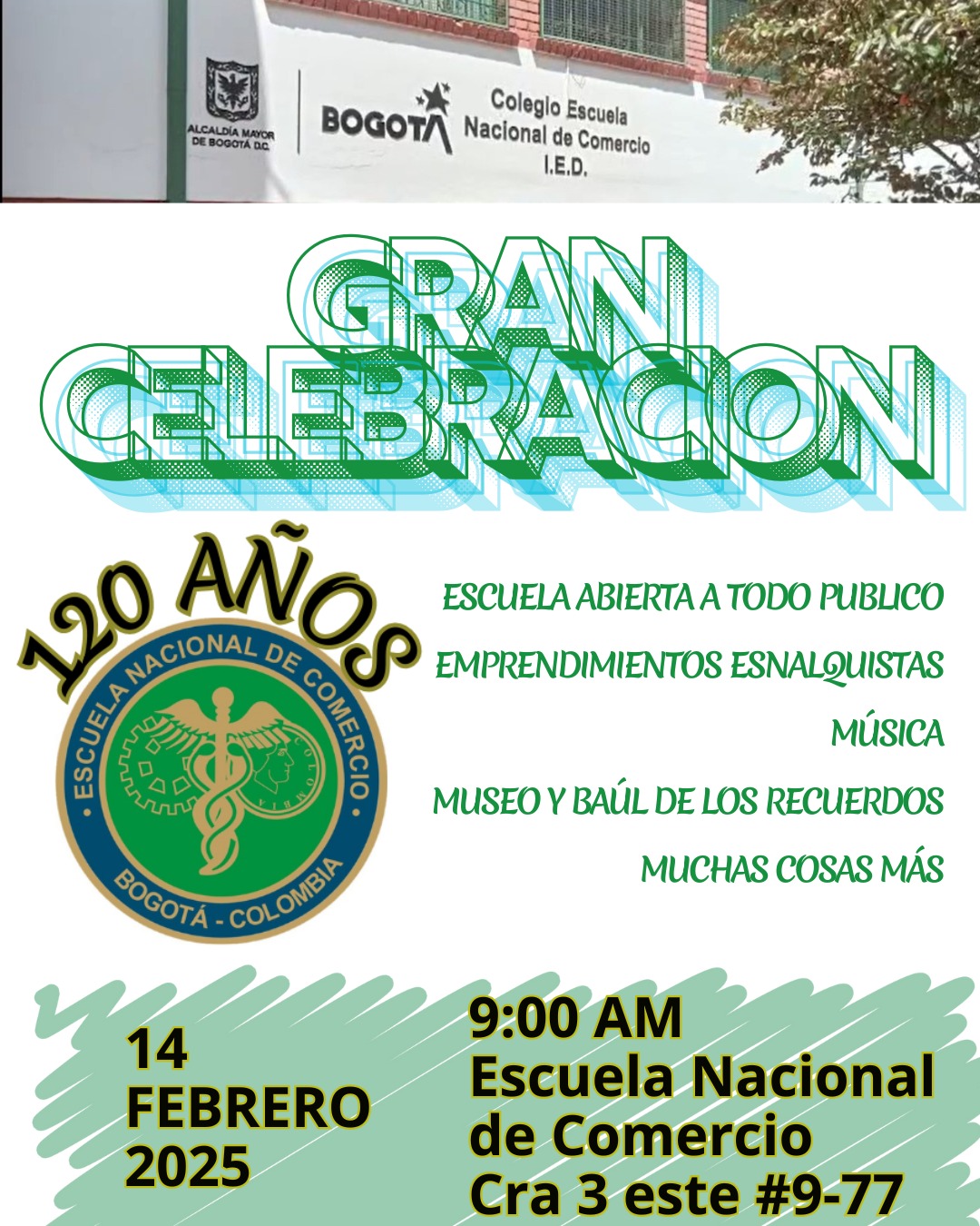 Cumpleaños 120 de la Escuela Nacional de Comercio 