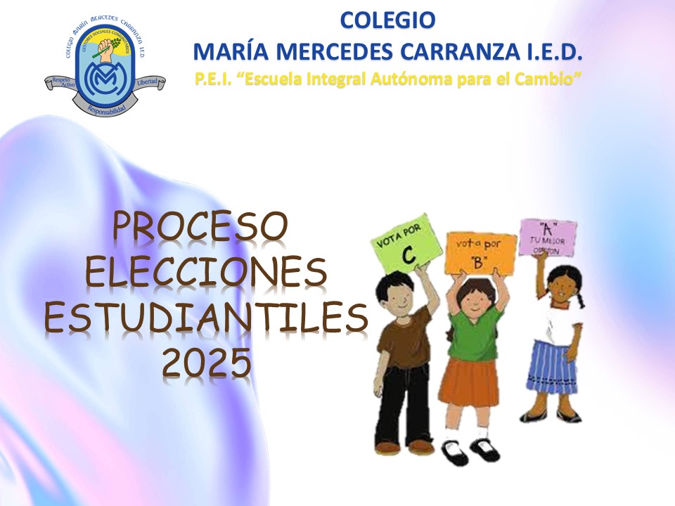 PROCESO ELECCIONES ESTUDIANTILES 2025
