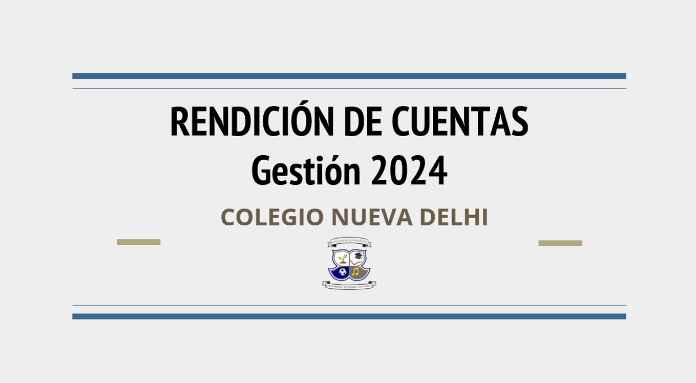 RENDICIÓN DE CUENTAS GESTIÓN 2024
