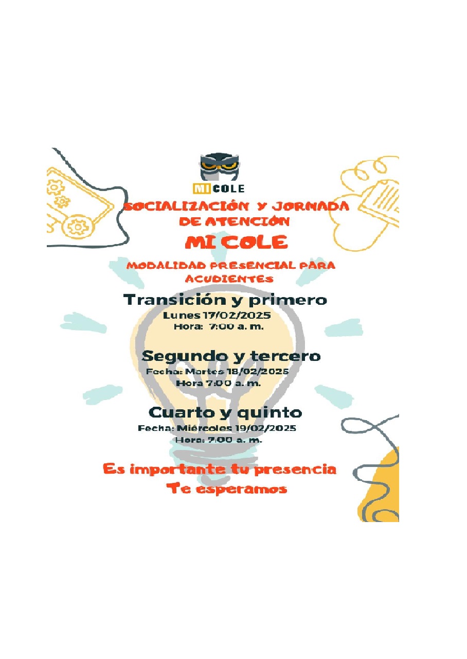 Socilaización mi cole