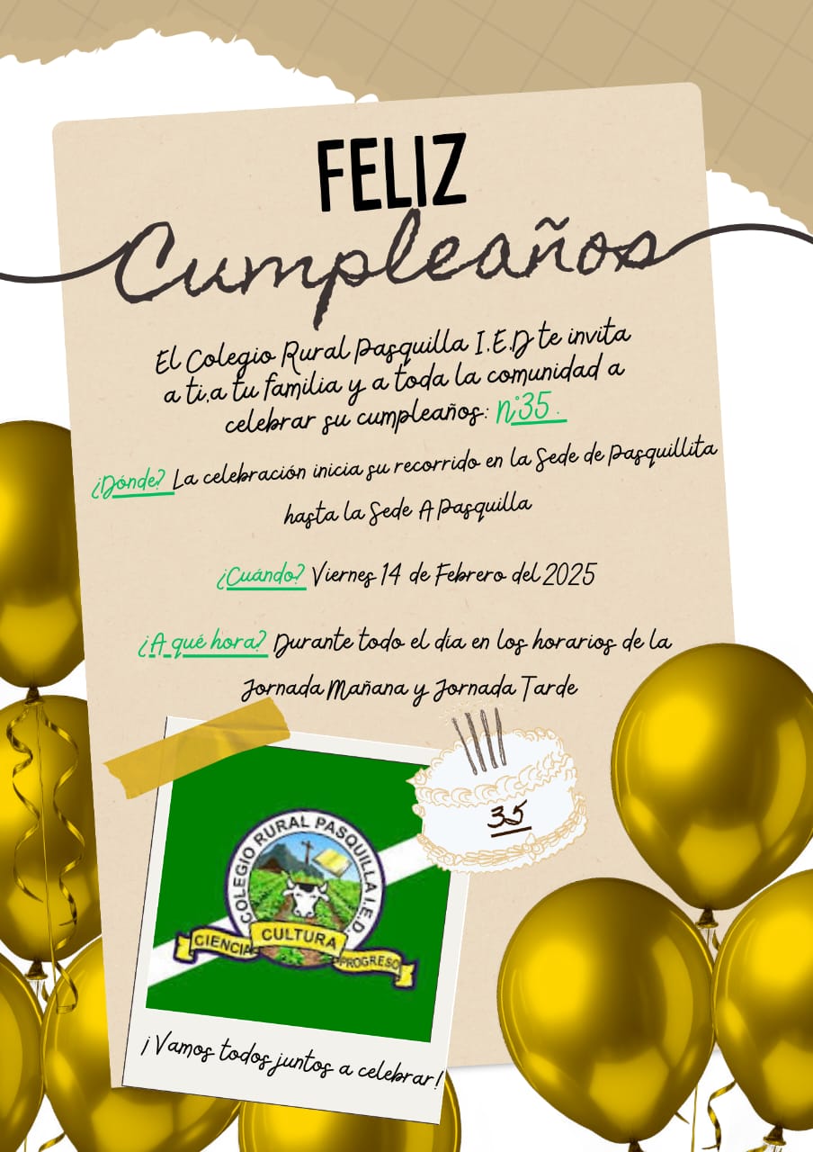 Celebración del cumpleaños 35 de nuestro colegio