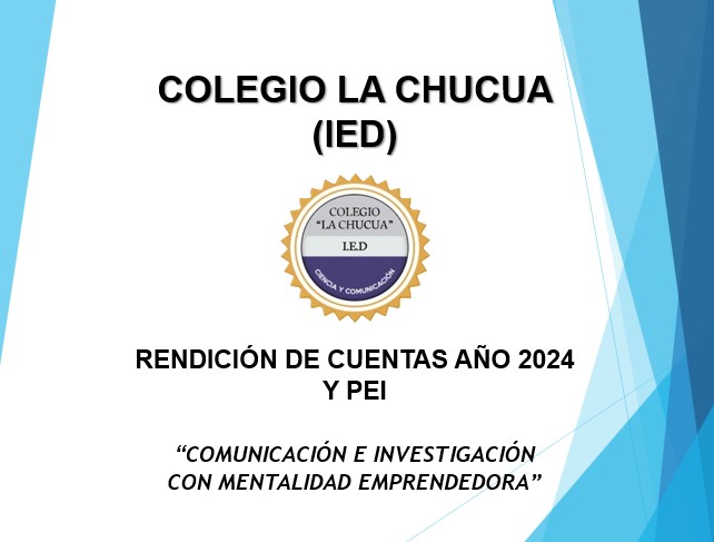 Rendición de cuentas: Año 2024