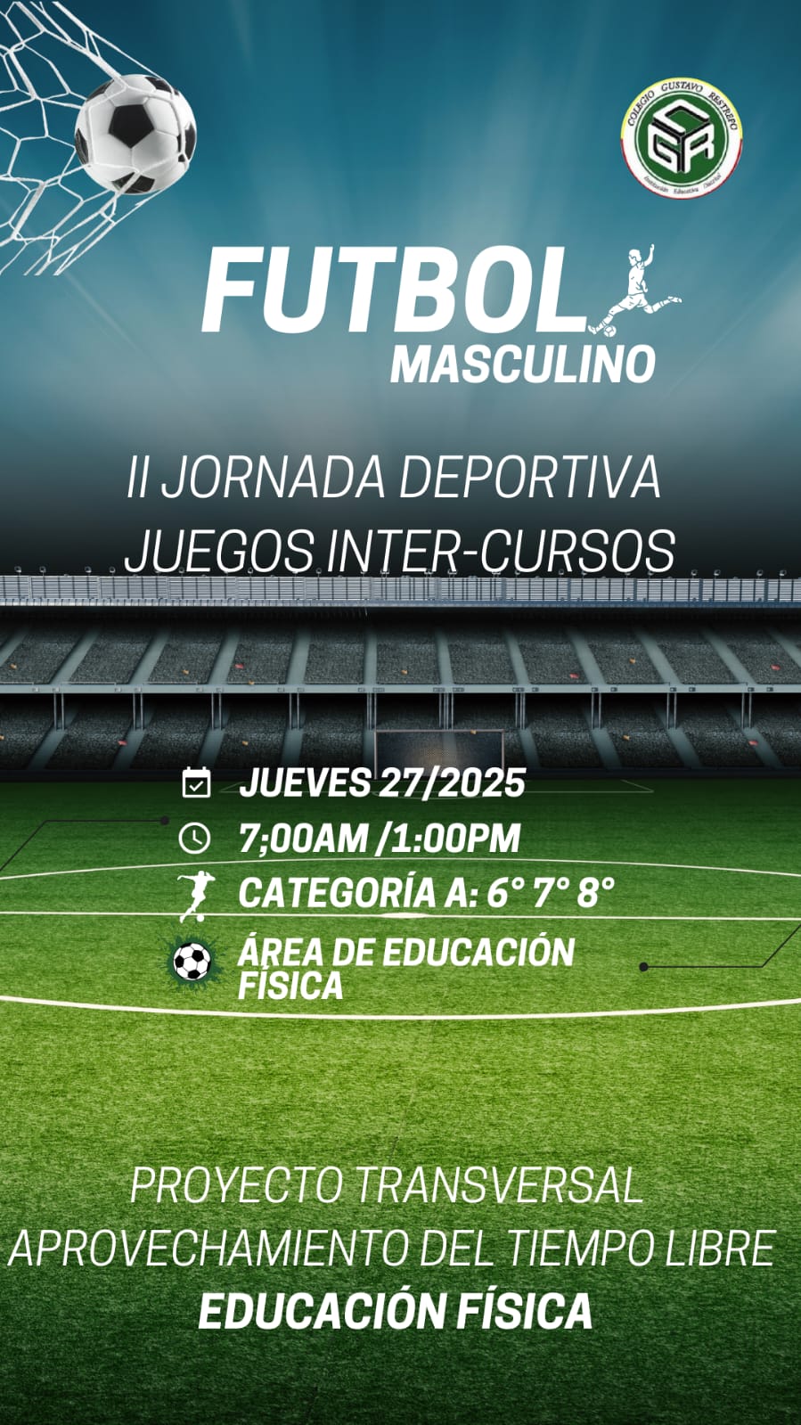 DEPORTE MASCULINO 6° - 7° - 8° 
