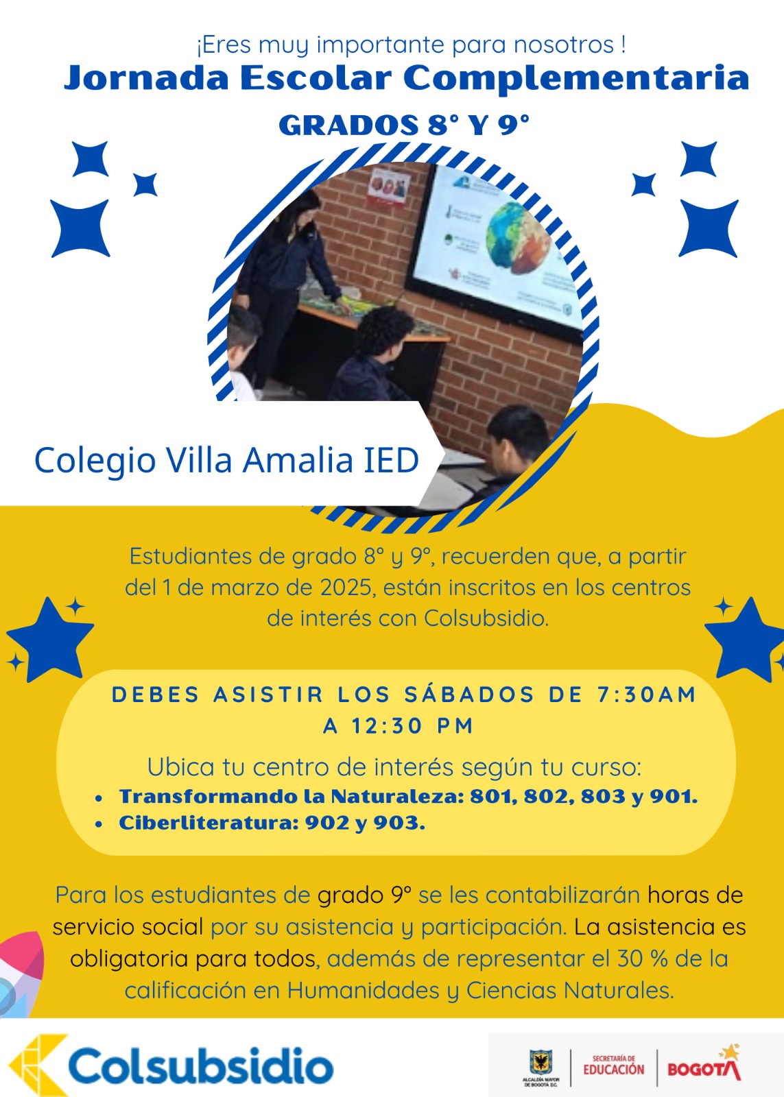 Centros de Interés Colsubsidio Grados 8 y 9