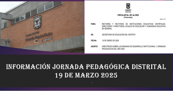 JORNADA PEDAGÓGICA 19 MARZO 2025