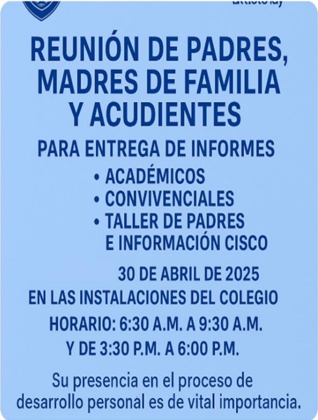 INFORMACIÓN ENTREGA DE NOTAS