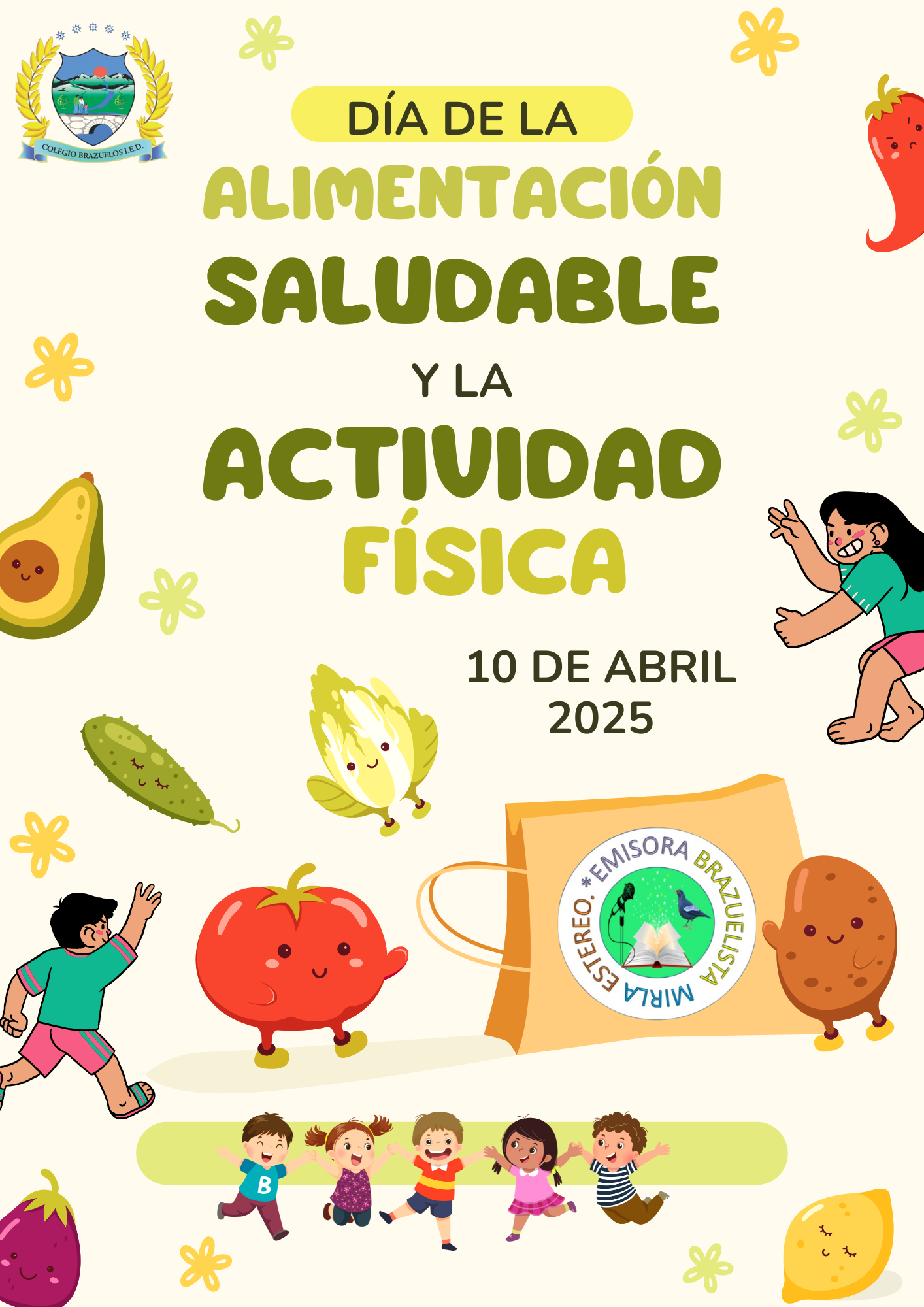 💪🥗 *¡Celebremos el Día de la Actividad Física y la Alimentación Saludable! * 🌿🏃‍♀️