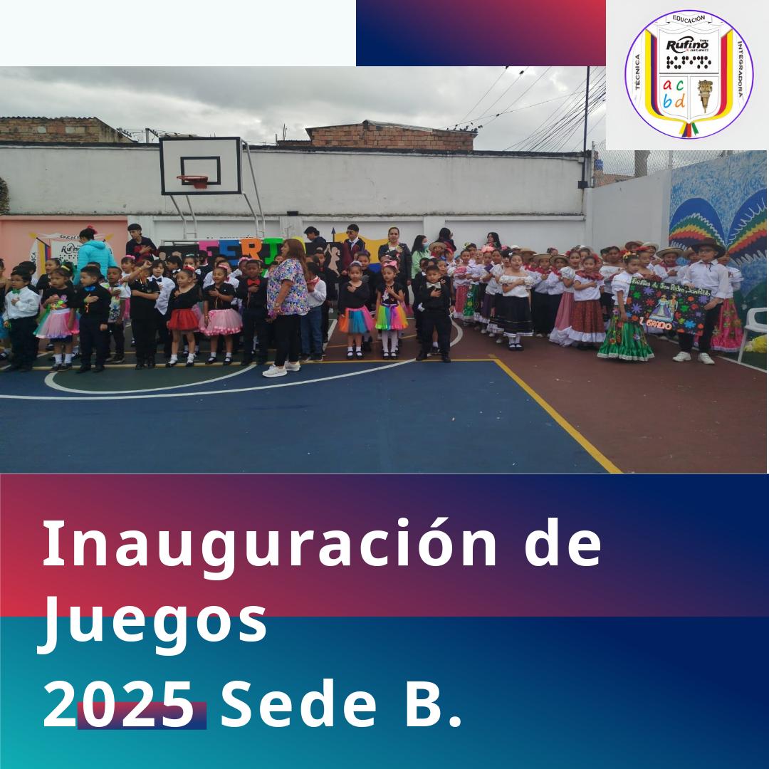 Inaguración de juegos 