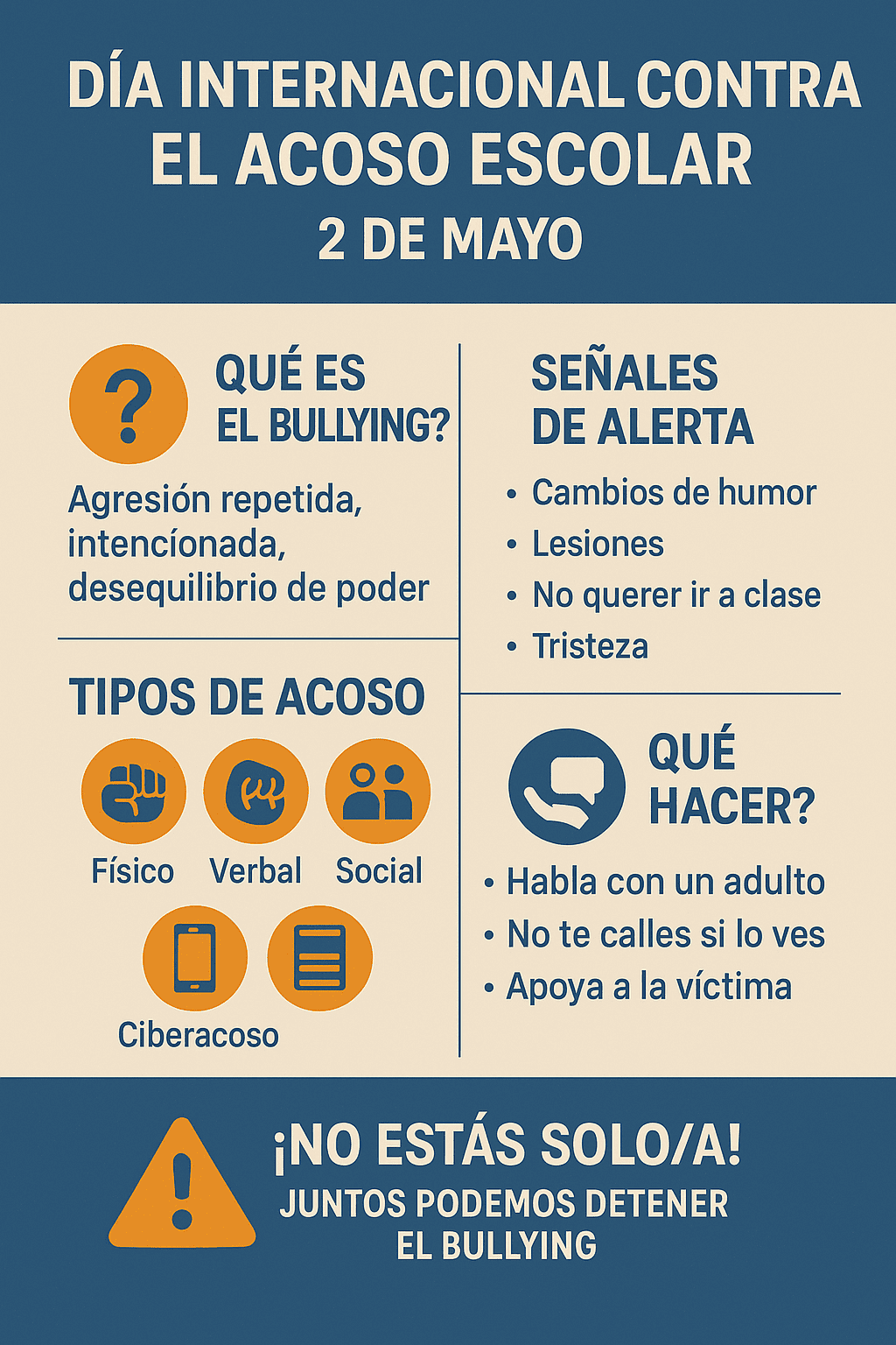 Dia internacional contra el acoso escolar 