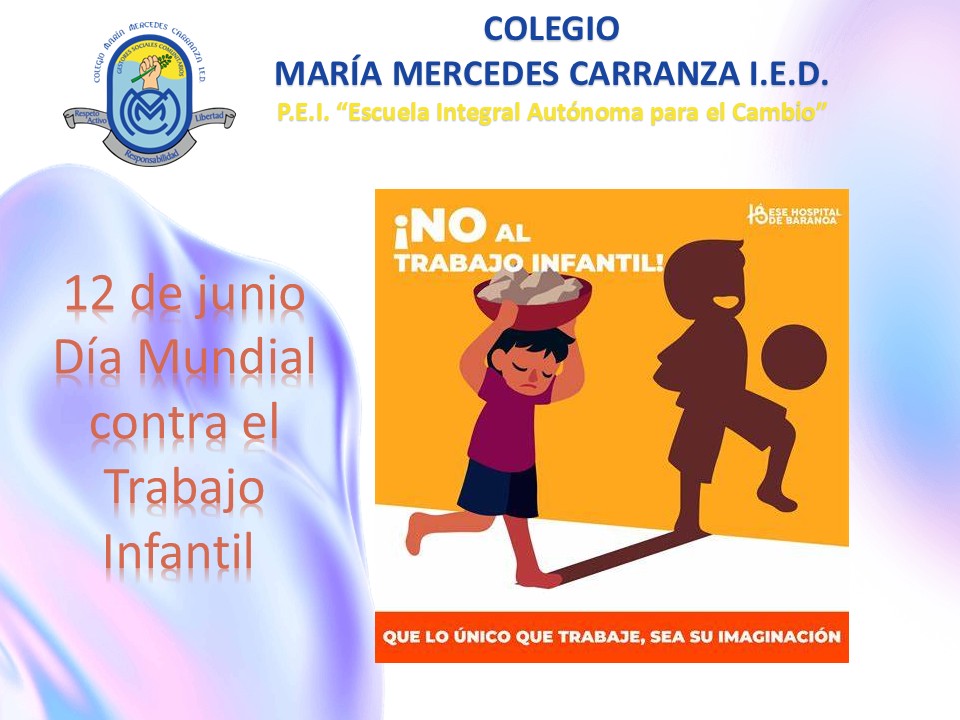 Conmemoración día contra el Trabajo Infantil