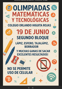 OLIMPIADAS MATEMÁTICAS Y TECNOLOGÍA 2025