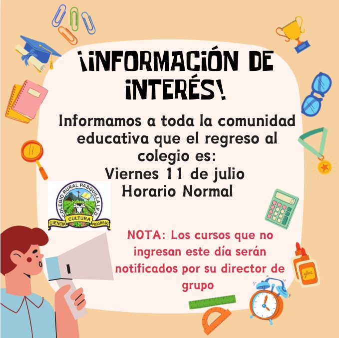 RECESO MITAD DE AÑO