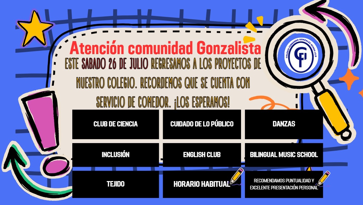  proyectos propios este sábado 26 de julio 