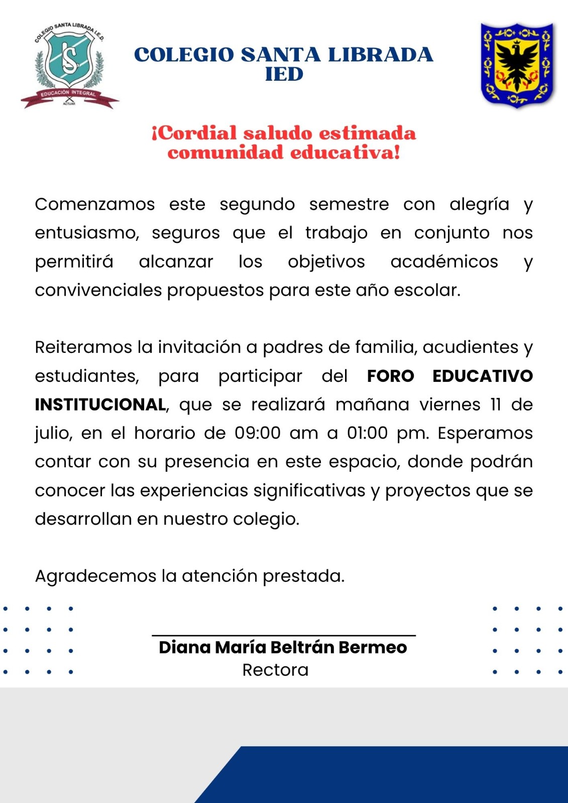 Foro Educativo Institucional 2025