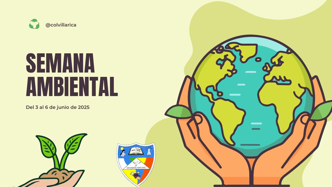 Imagen con texto de la semana ambiental