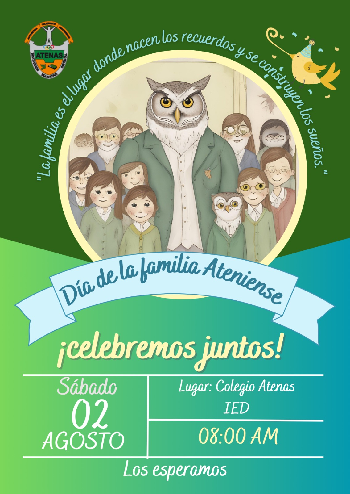 invitación día de la familia