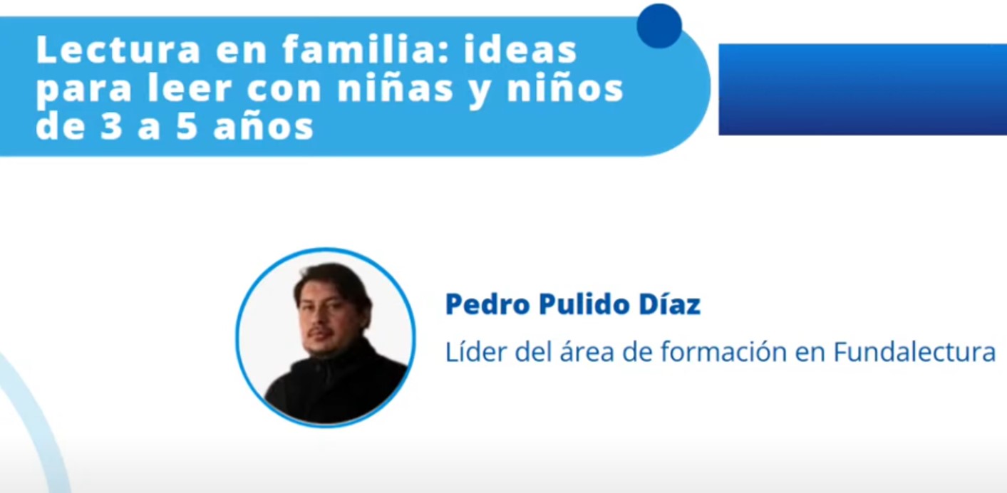 Capacitación. Lectura en familia: ideas para leer con niñas y niños de 3 a 5 años