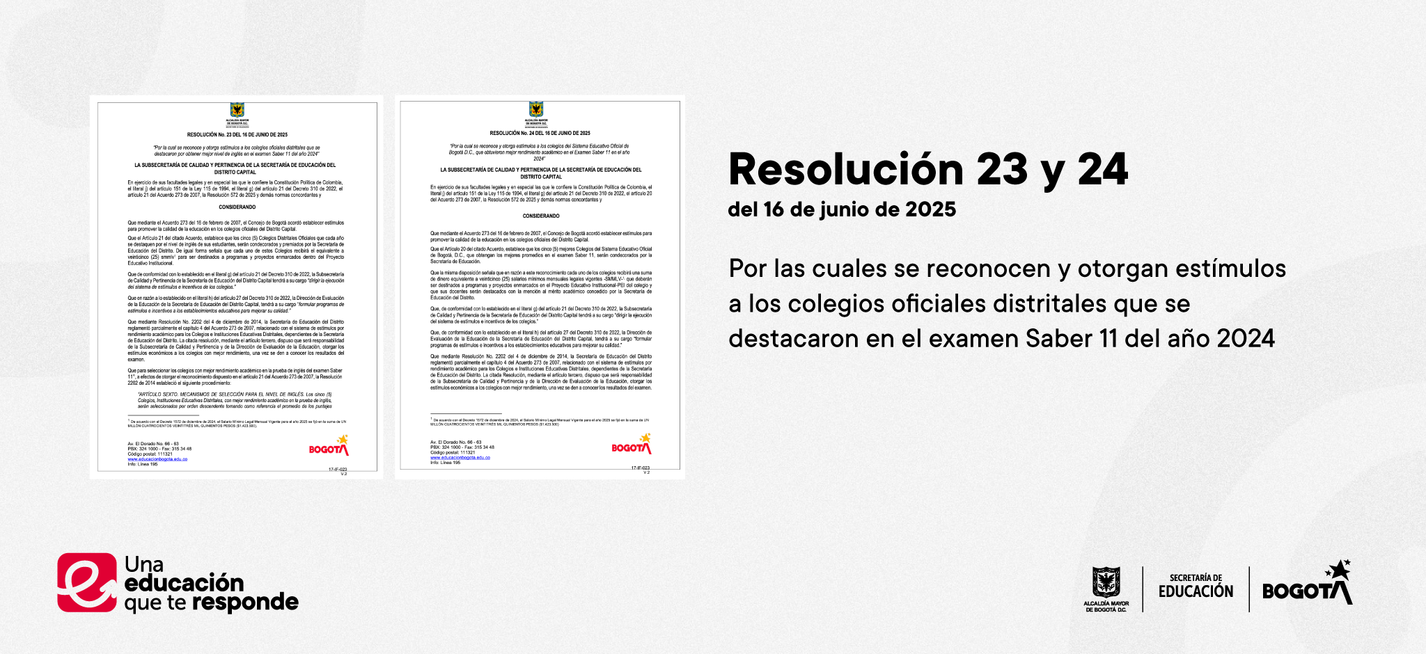 Resolución 23 y 24 de junio de 2025