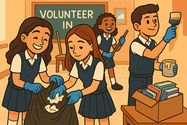 ESTUDIANTES EN SERVICIO SOCIAL