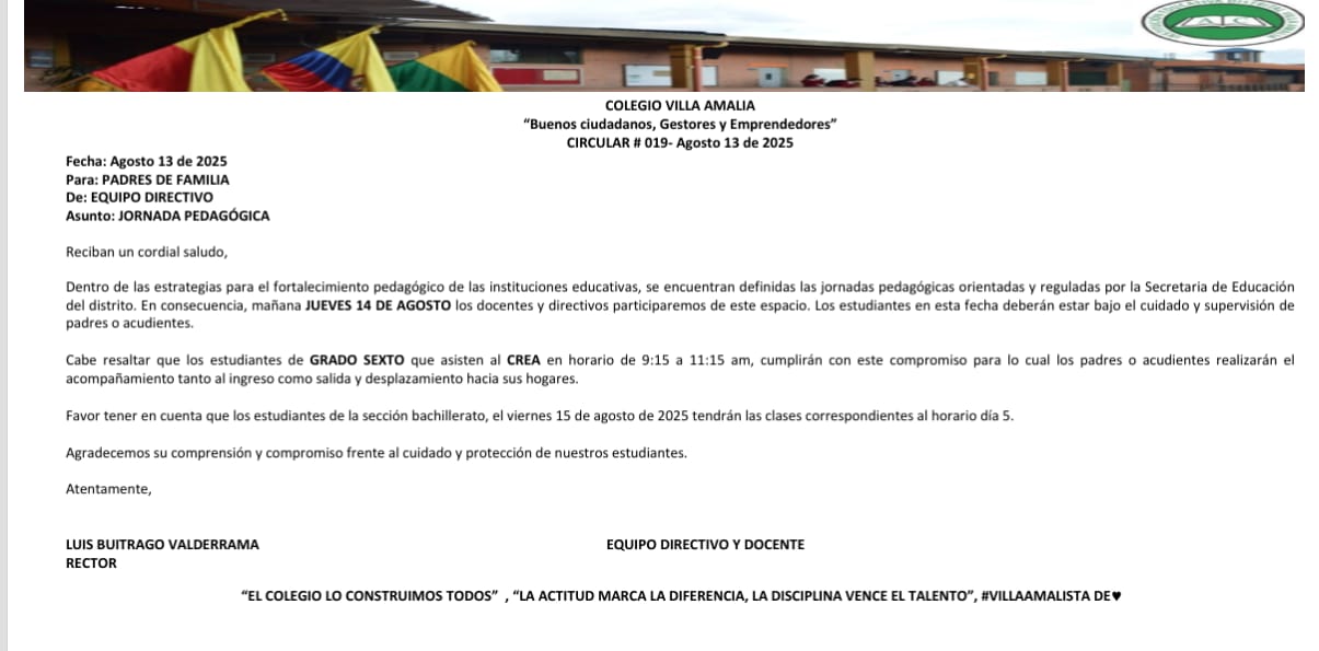 Circular 019 del 13 de Agosto del 2005