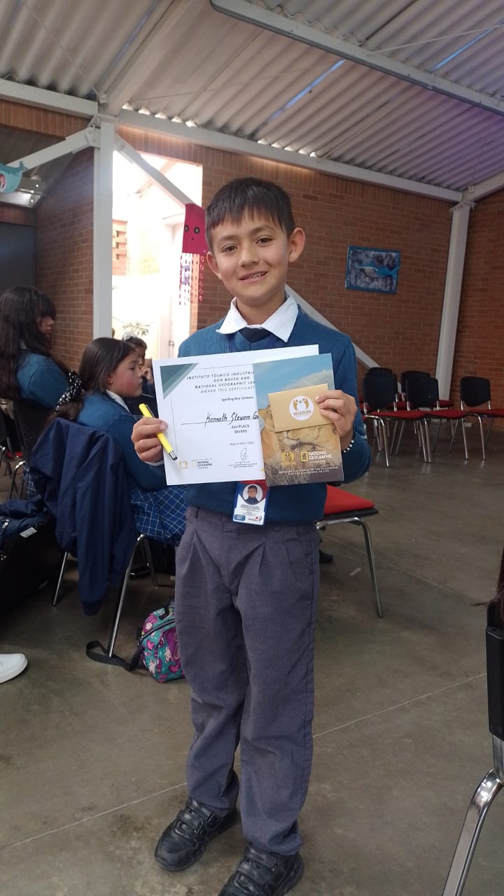Segundo lugar Spelling Bee Centro Industrial Don Bosco.