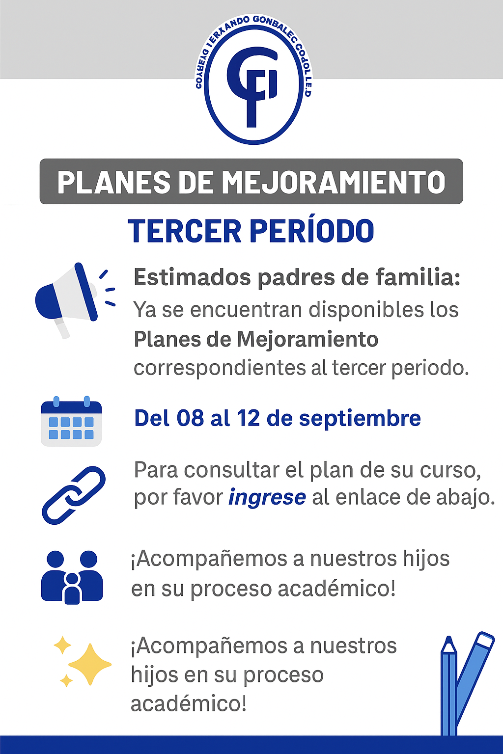 PLANES DE MEJORAMIENTO TERCER PERIODO JORNADA MAÑANA 2025