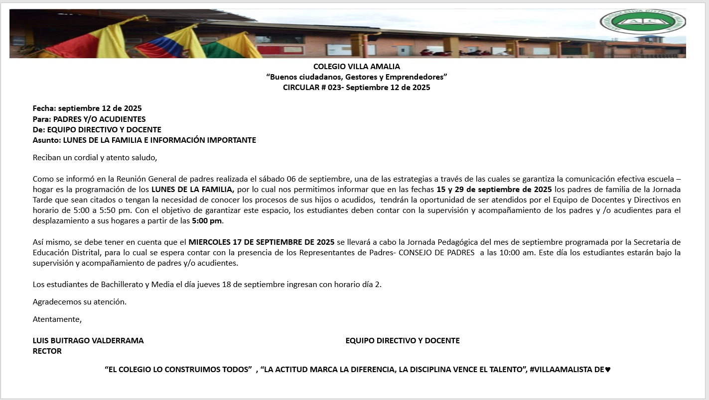 Circular 023 del 12 de Septiembre del 2005