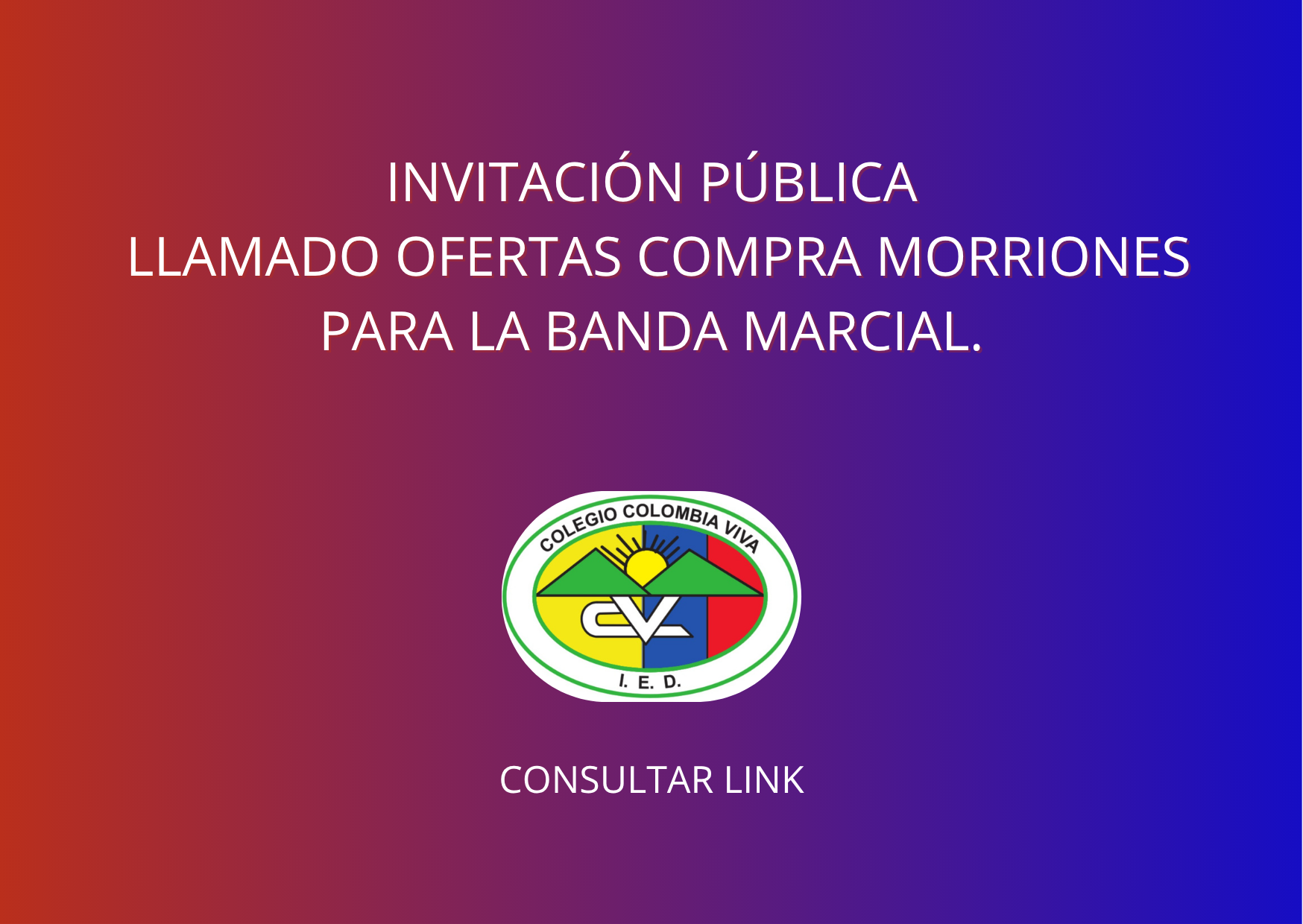 INVITACIÓN PÚBLICA LLAMADO A OFERTAS COMPRA DE MORRIONES