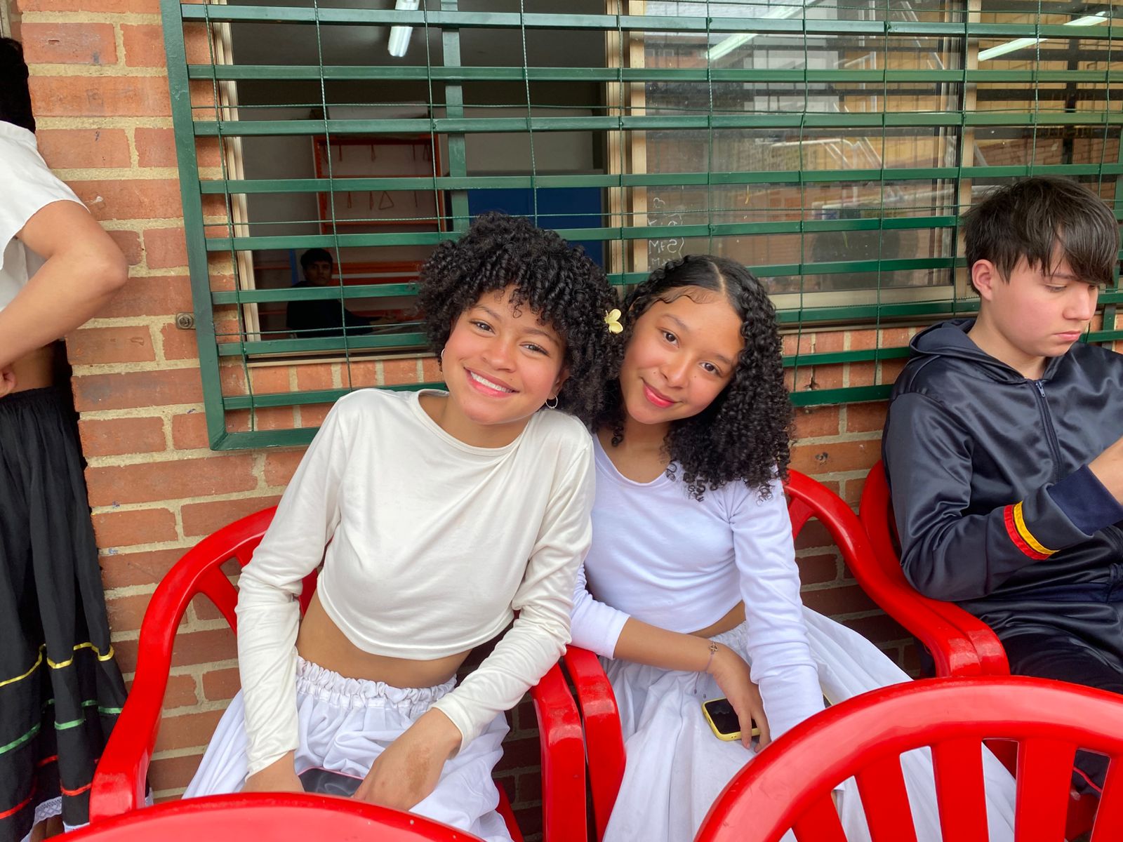 Estudiantes en celebración