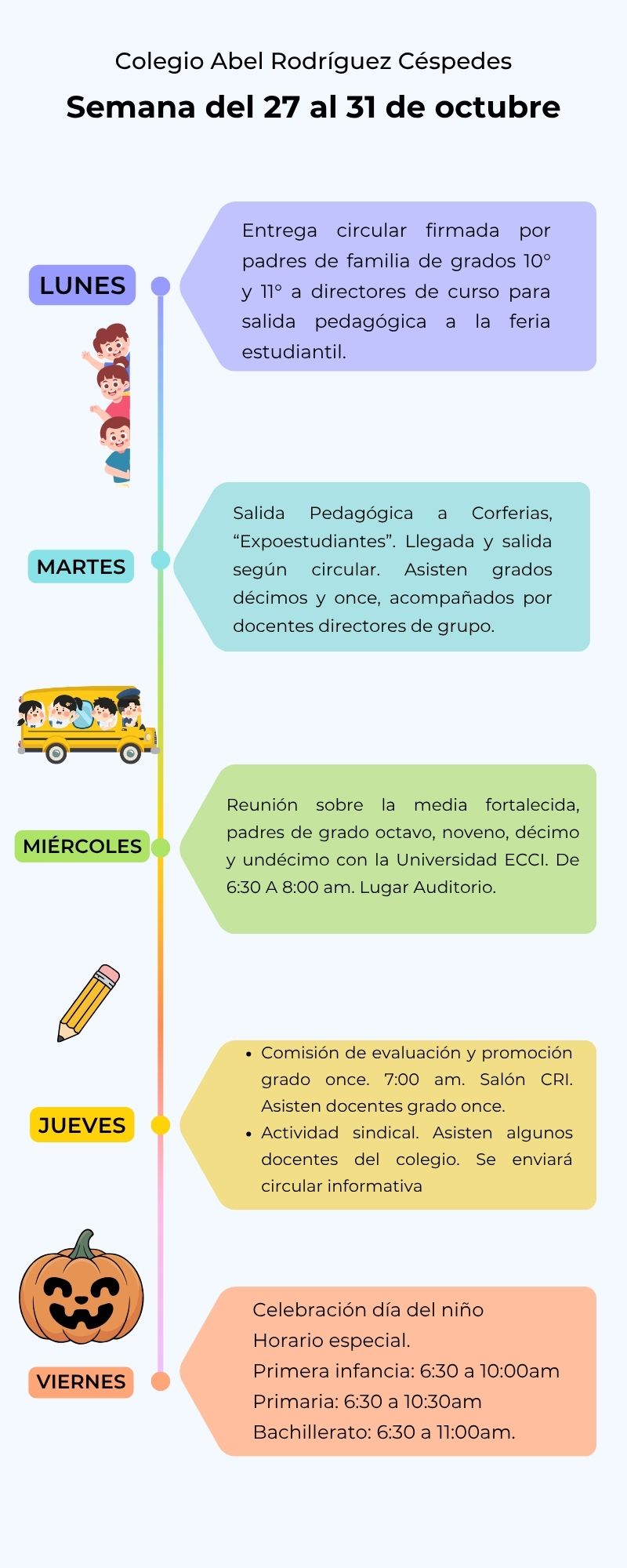 Semana del 27 al 31 de octubre