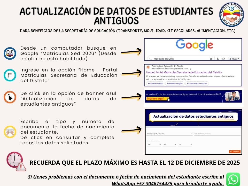 ACTUALIZACION DE DATOS FORMULARIO