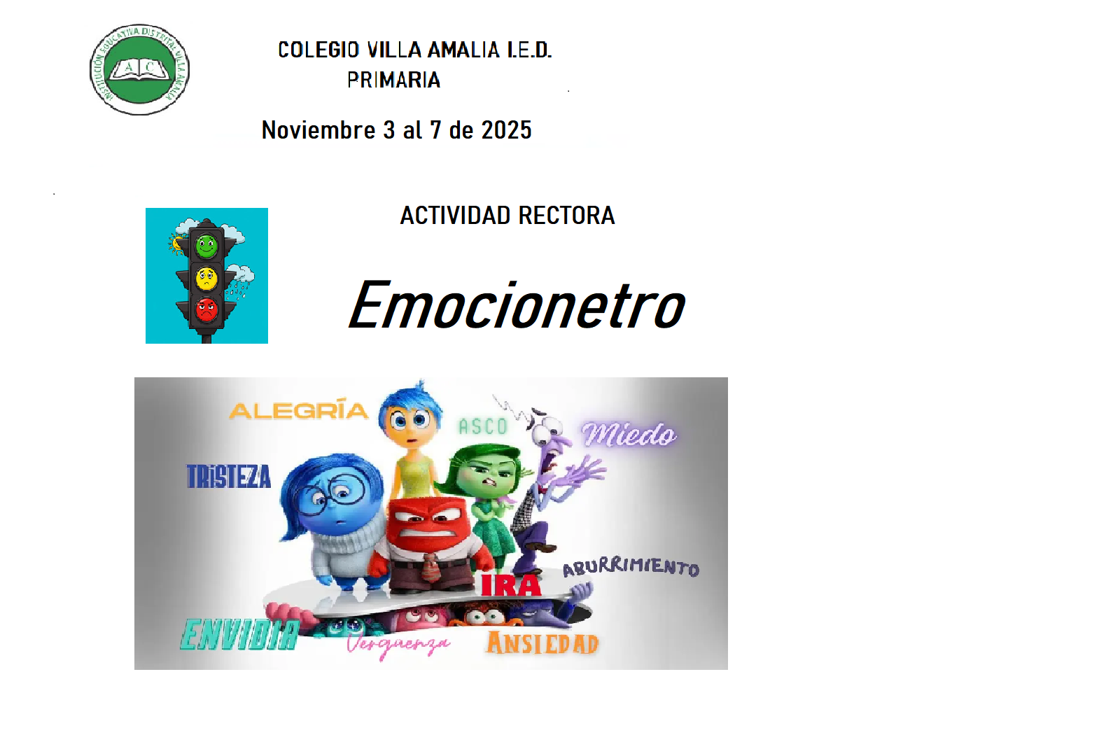 Agenda 4 de novimebre 2025