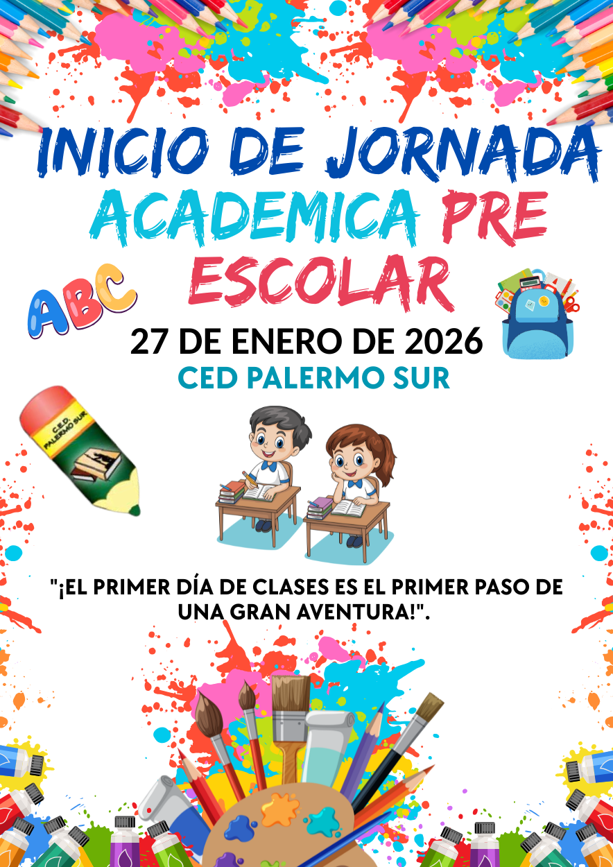 Inicio de actividades académicas grado Preescolar