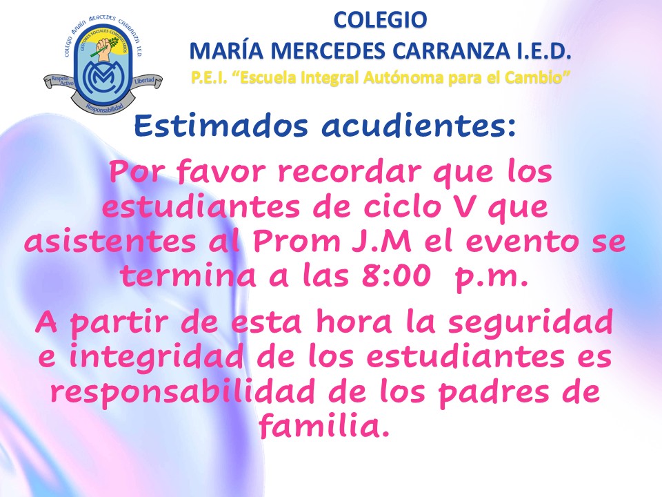 EVENTO PROM JORNADA MAÑANA 2025