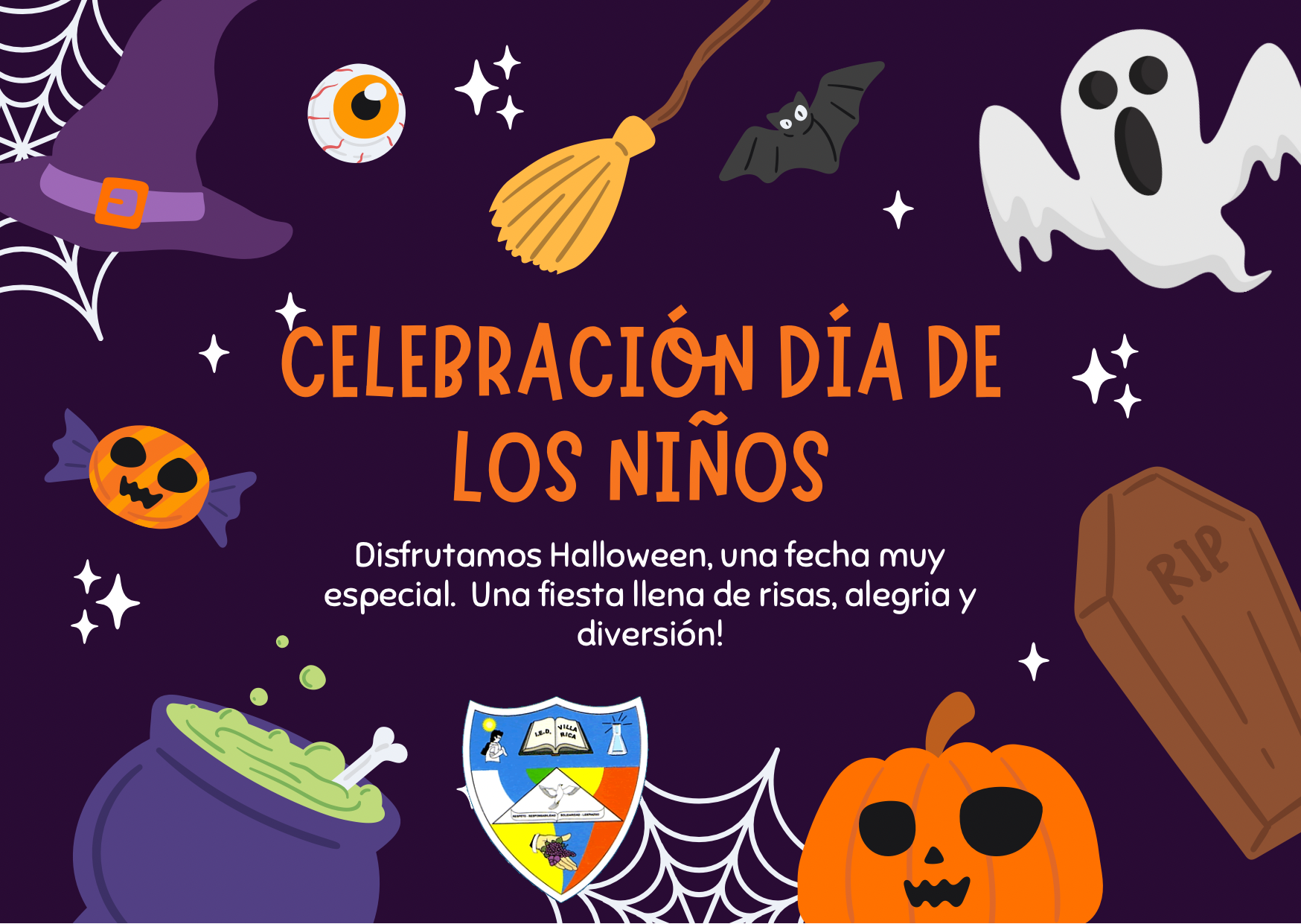 Imagen con texto del dia de los niños