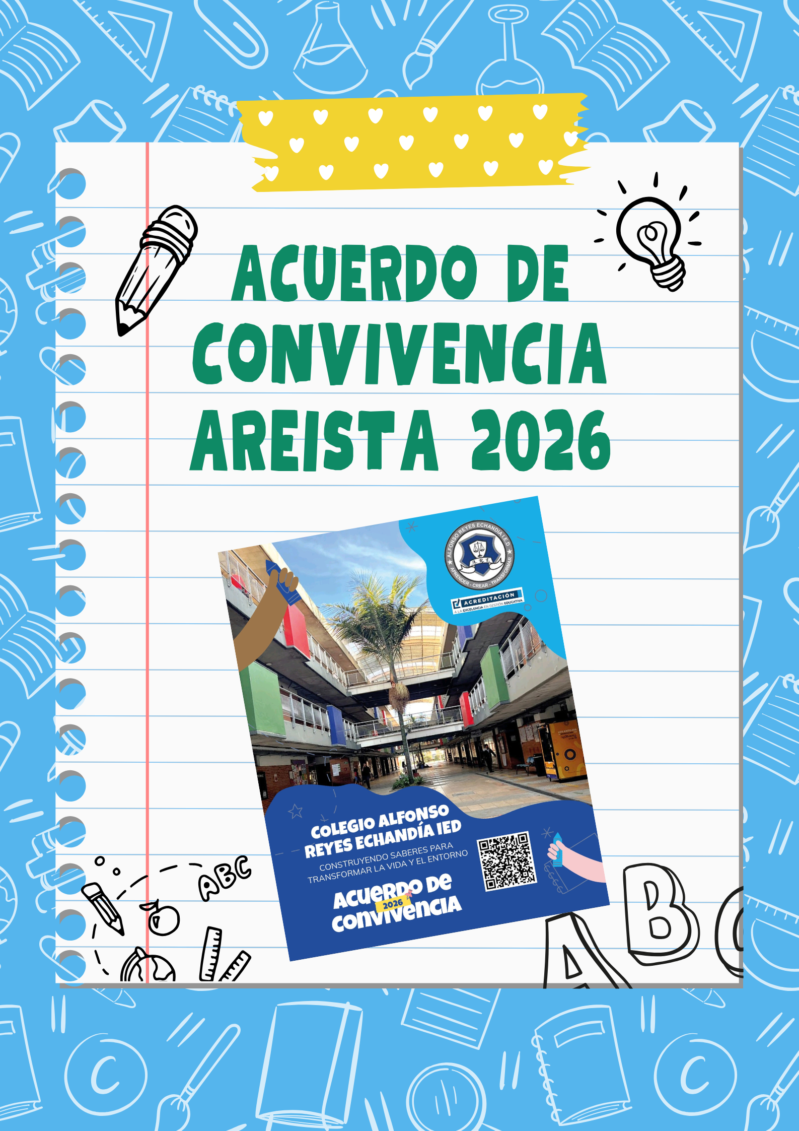 ACUERDO DE CONVIVENCIA AREISTA 2026 - AGENDA ESCOLAR