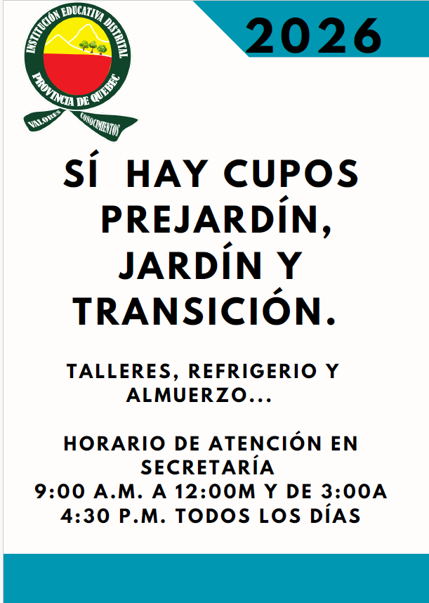 Cupos para  Primera  infancia