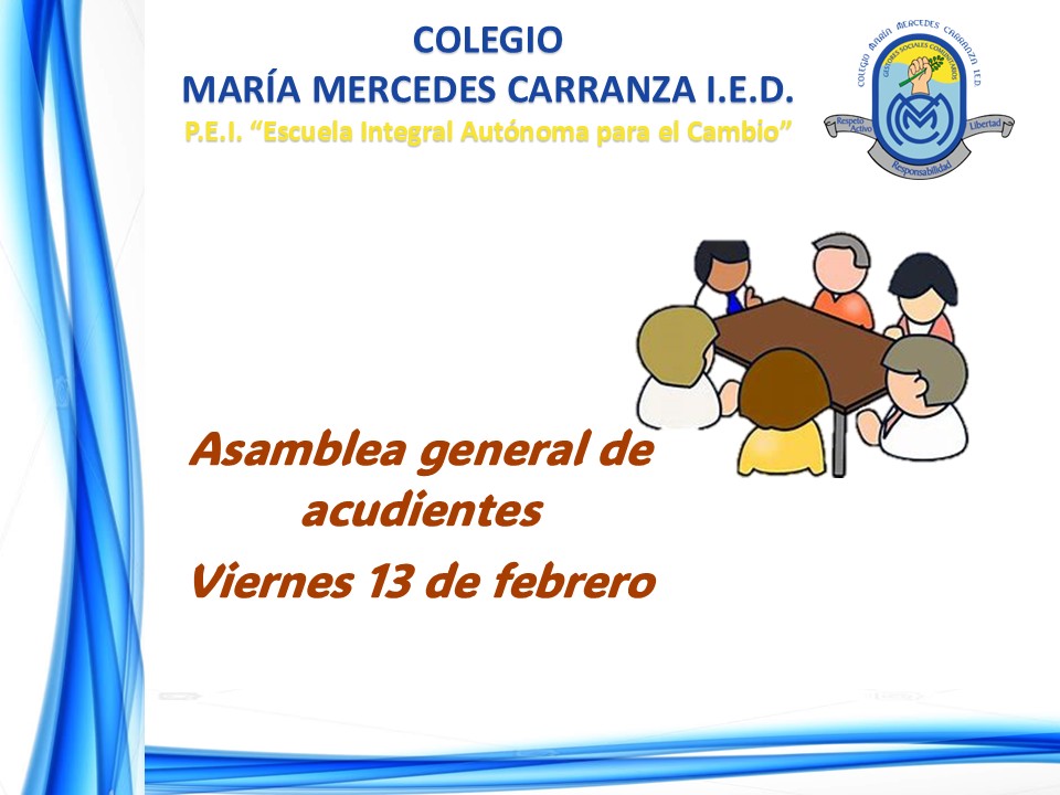 Asamblea general de acudientes Viernes 13 de febrero