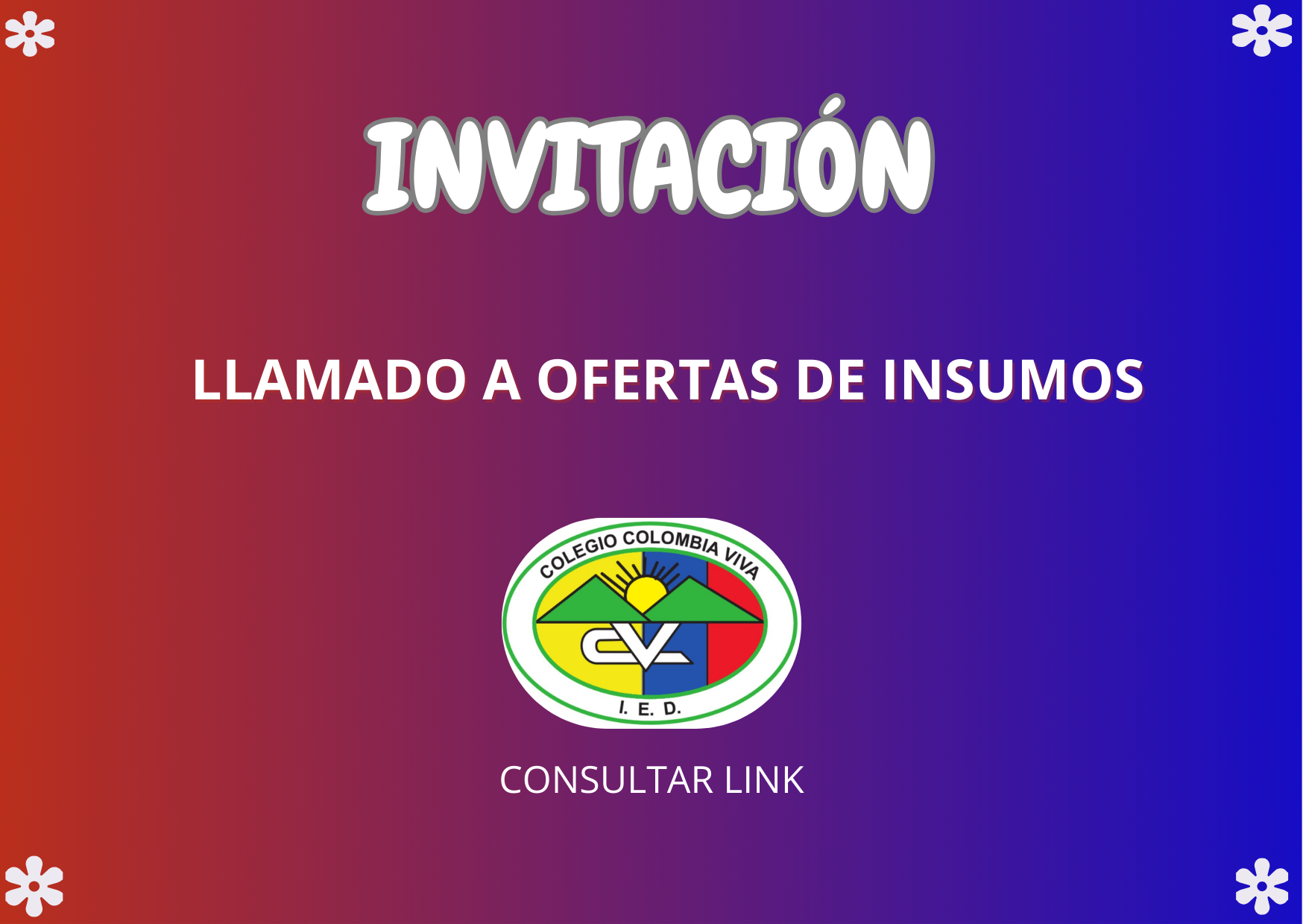 LLAMADO A OFERTAS INSUMOS