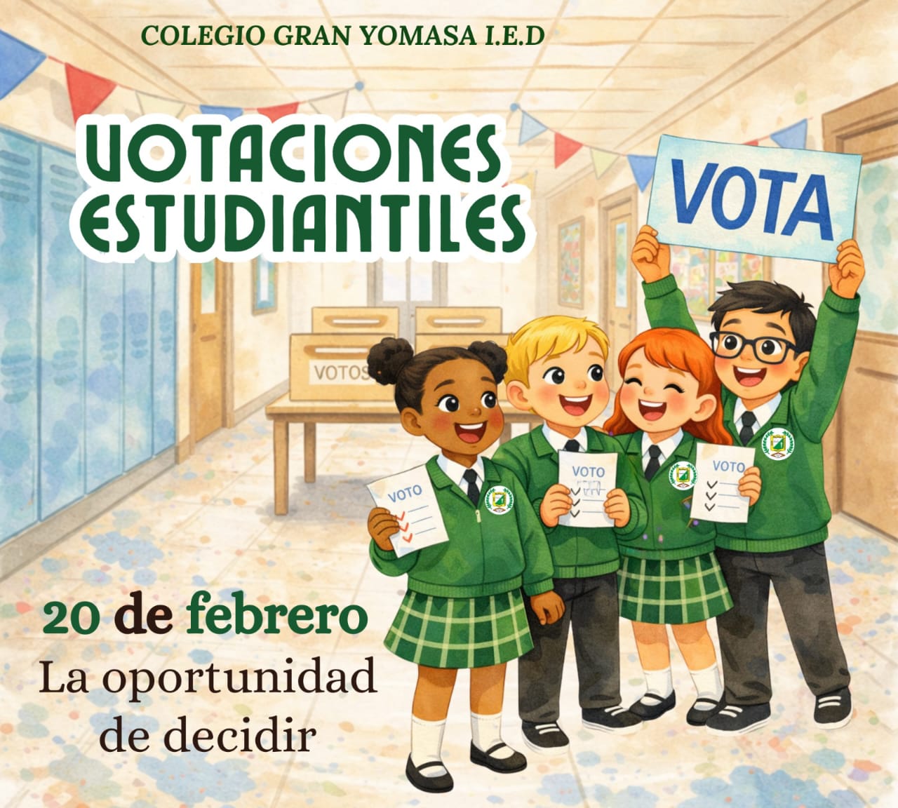 Liderazgo Yomasino 2026: Votaciones estudiantiles 