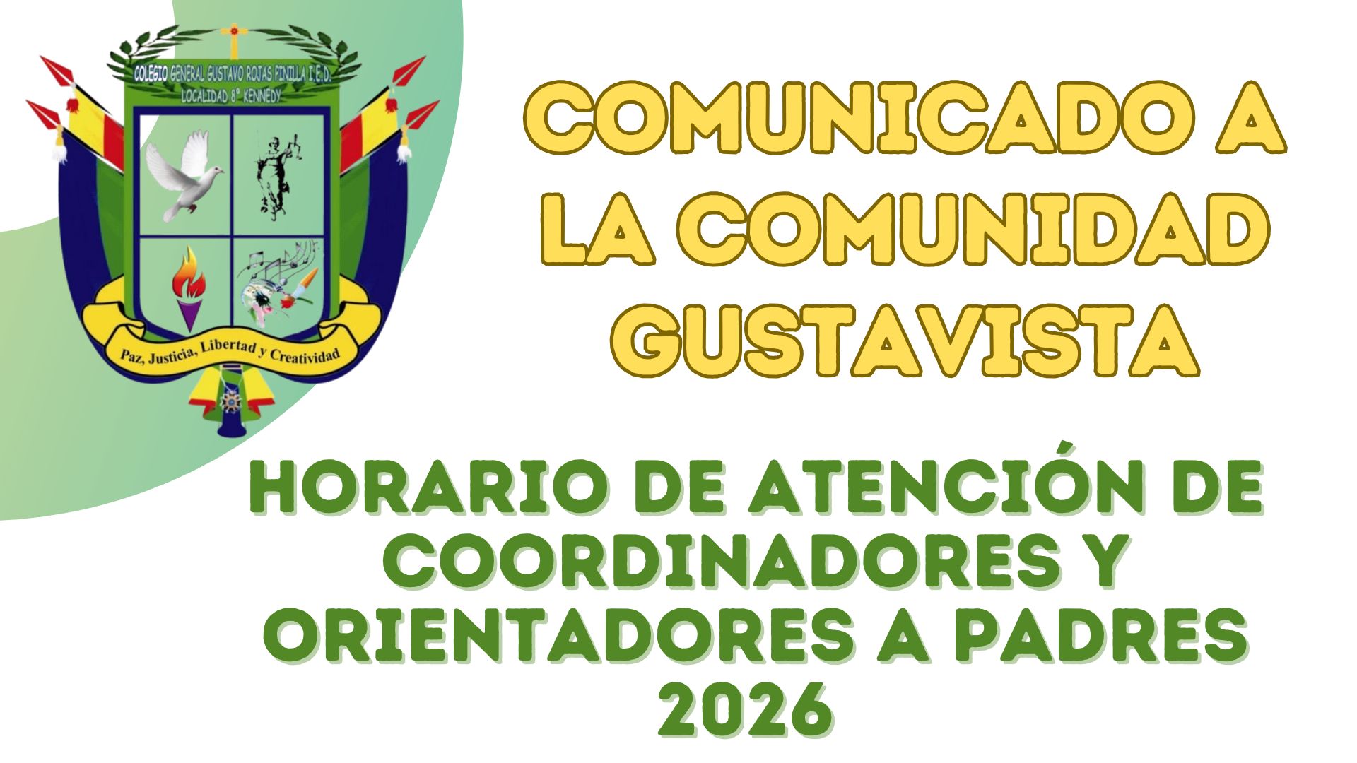 Atención a padres 2026 Coordinación y Orientación